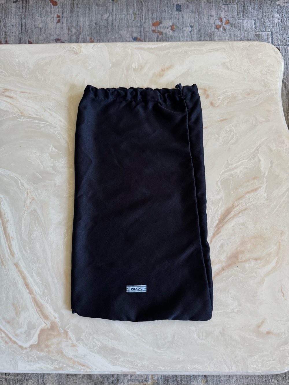 Prada Navy Drawstring Dust Bag